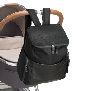 Storksak Alyssa/ Baby Nappy Bag/ Gunmetal Hardware/ Shoulder Bag/ Backpack/ Baby bag on pram