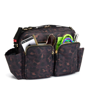 Alyssa Leopard Stroller Bag