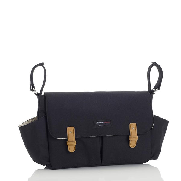 Storksak Travel Stroller Organiser Black baby accessories | Travel baby accessories | Storksak - Award-winning Baby Changing Bags & Accessories