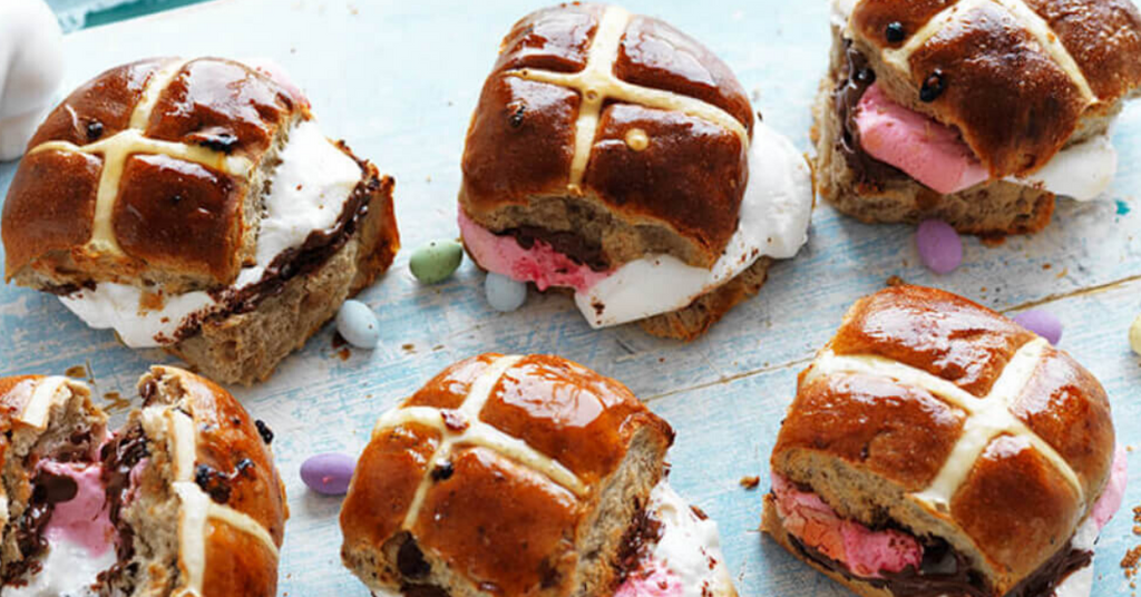 Hot Cross Bun S'Mores - We hope that you have a sweet tooth!
