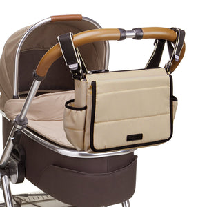 BABYMEL Eco Stroller Organiser Fawn Quilt