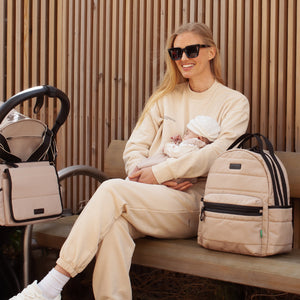 BABYMEL Eco Stroller Organiser Fawn Quilt