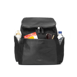 Storksak Alyssa/ Baby Nappy Bag/ Gunmetal Hardware/ Shoulder Bag/ Backpack/ Baby bag packed