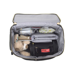 Nappy bag Backpack Leather and Gold – Storksak Australia & New Zealand
