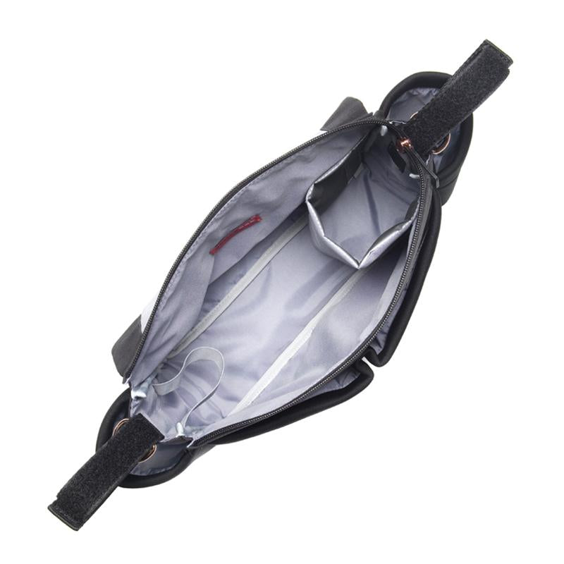 storksak travel stroller organiser Black Stroller Organiser in Luxurious Scuba Fabric – Storksak Australia &  New Zealand